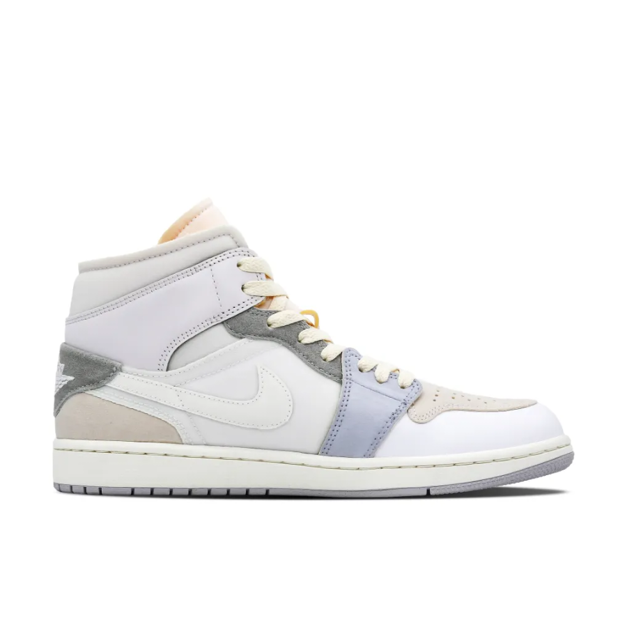 Repair Style Milky White Custom Air Jordan 1 Mid