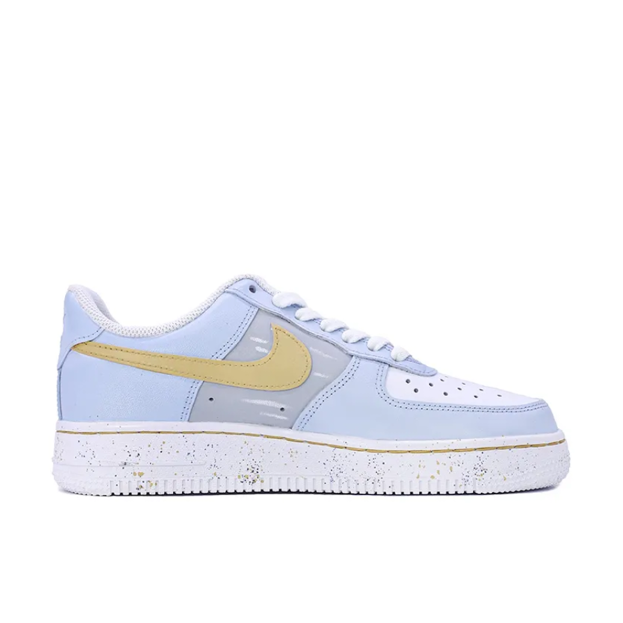 Custom Air Force 1 Low Cartoon Dog Blue Yellow