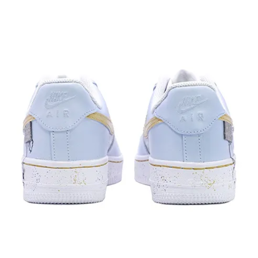 Custom Air Force 1 Low Cartoon Dog Blue Yellow