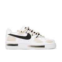 Custom Air Force 1 Low Extra Lace Broken Swoosh Brown White Black