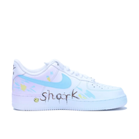 Custom Air Force 1 Low Shark Light Blue