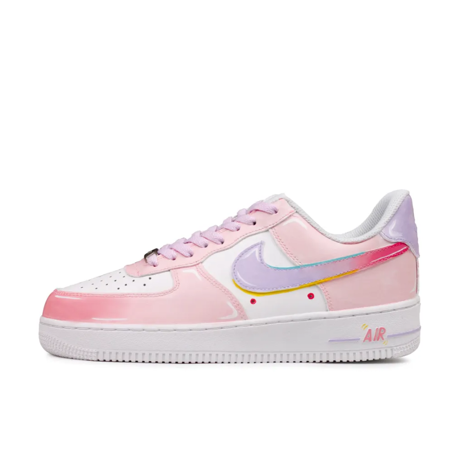 Custom Air Force 1 Low Pink Purple Gradient