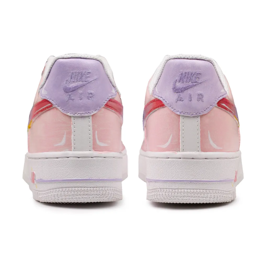 Custom Air Force 1 Low Pink Purple Gradient