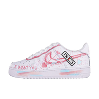 Custom Air Force 1 Low Pink Spray