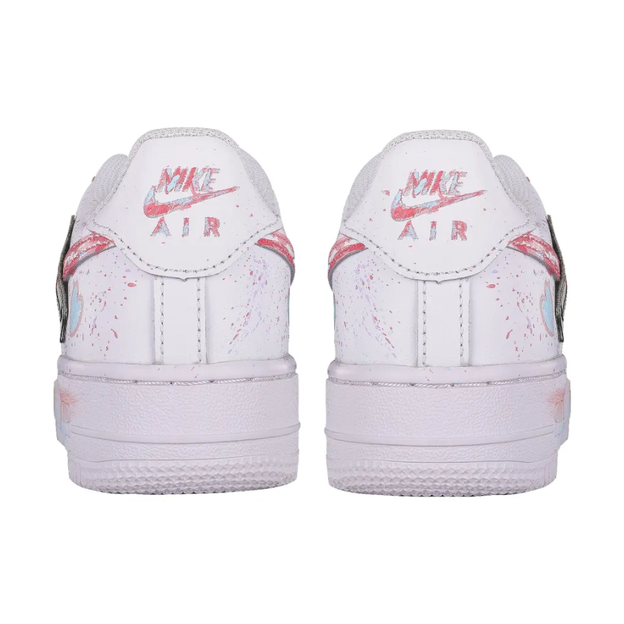 Custom Air Force 1 Low Pink Spray