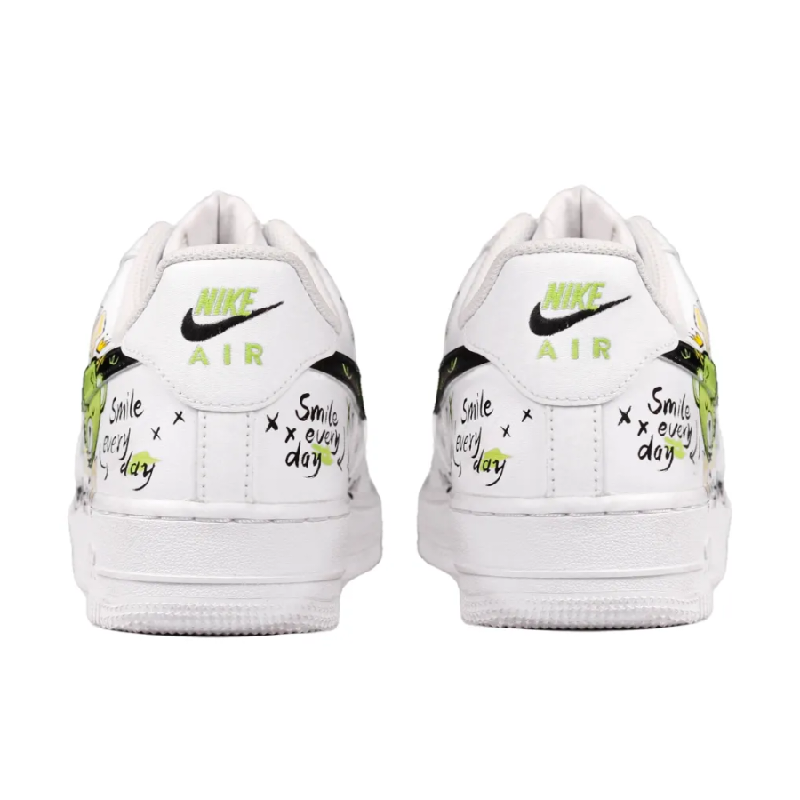 Custom Air Force 1 Low Simple Figure Green Bear