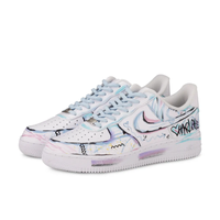 Custom Air Force 1 Low Simple Figure Purple Blue