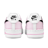 Custom Air Force 1 Low Pink Rabbit Black Swoosh