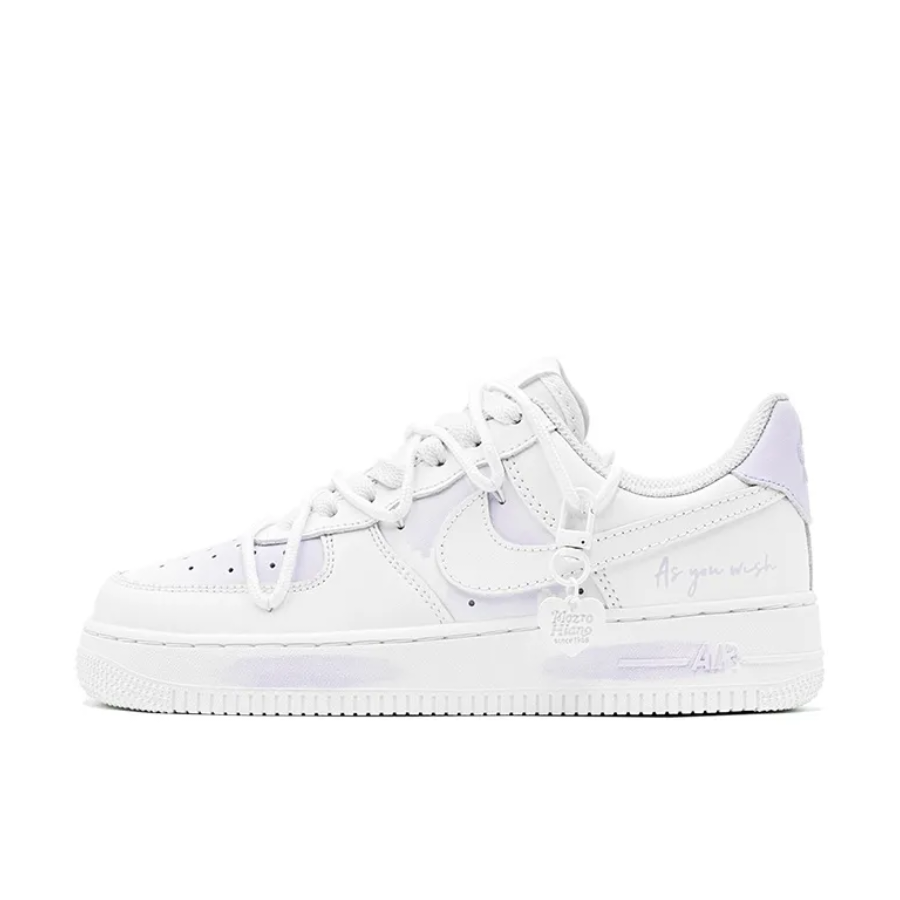 Custom Air Force 1 Low Extra Lace Light Purple