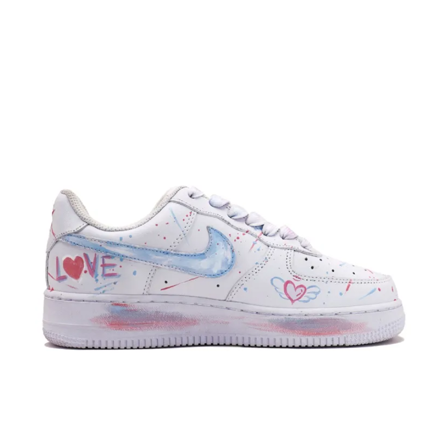 Custom Air Force 1 Low Pink Purple Red