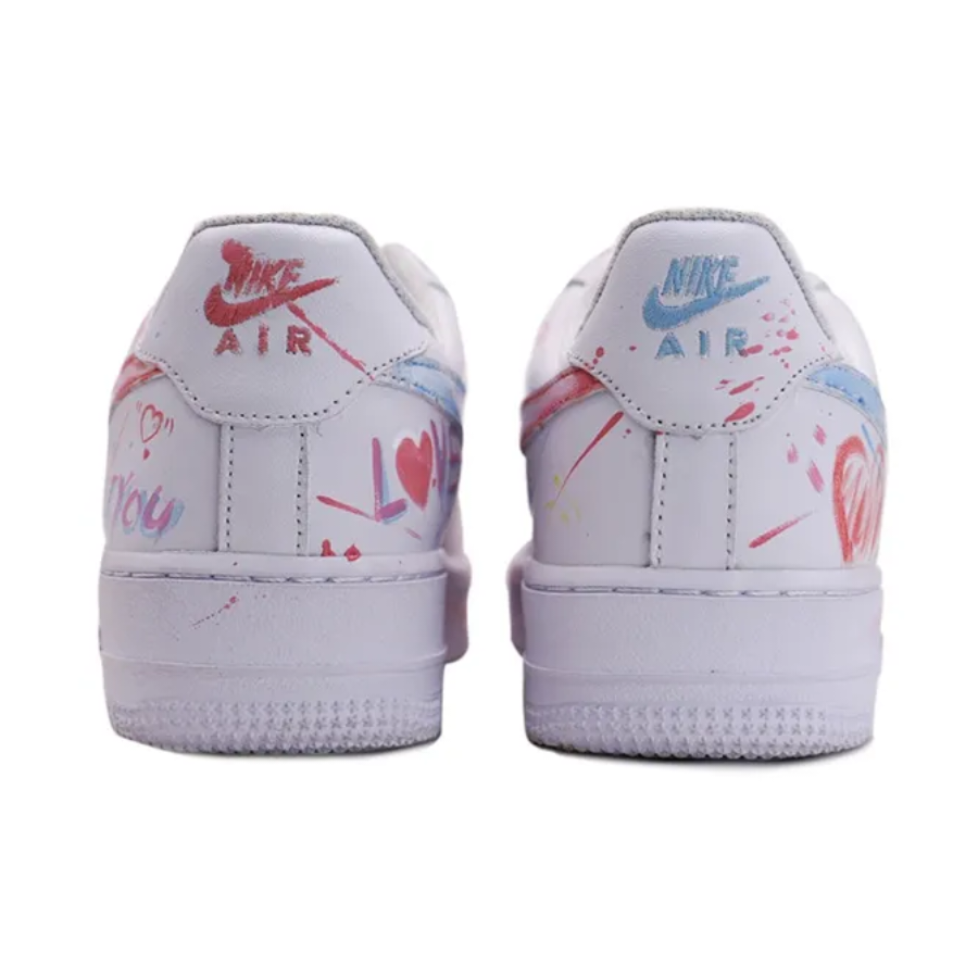 Custom Air Force 1 Low Pink Purple Red