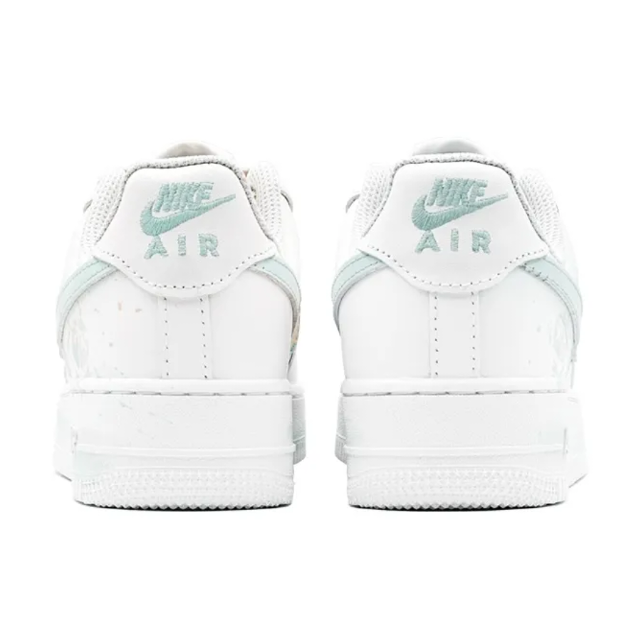 Custom Air Force 1 Low Green Blue Stop