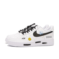 Custom Air Force 1 Low Simple Figure Yellow Simile Black