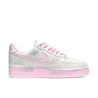 Custom Air Force 1 Low Pink Black Font