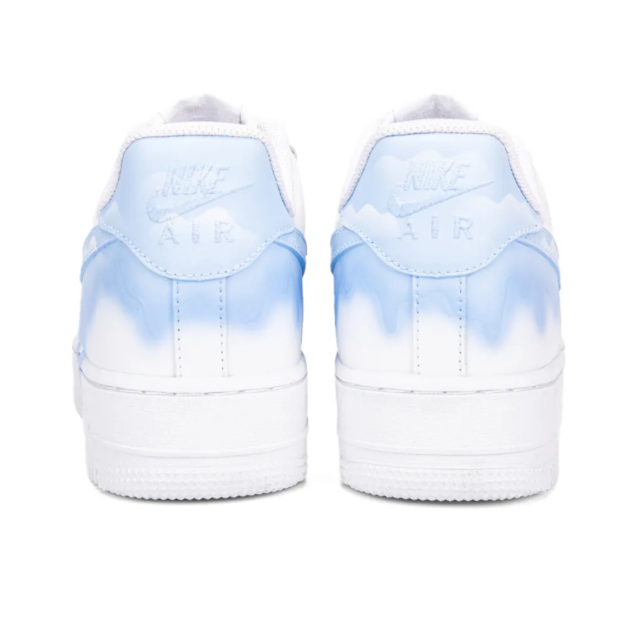 Custom Air Force 1 Low Blue Dripping