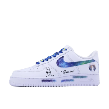 Custom Air Force 1 Low Gemini Zodiac Galaxy