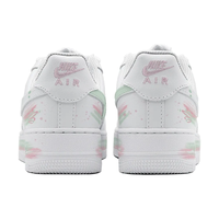 Custom Air Force 1 Low Heart Shape Pink Green