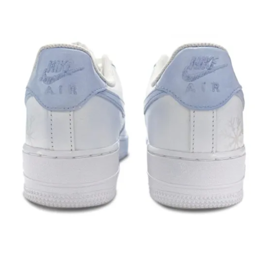 Custom Air Force 1 Low Snowflake Blooming Blue