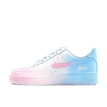 Custom Air Force 1 Low Pink Blue Gradient