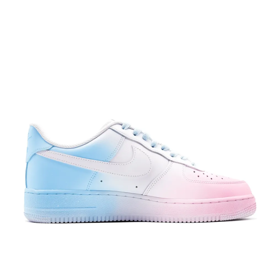 Custom Air Force 1 Low Pink Blue Gradient