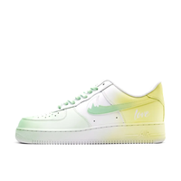 Custom Air Force 1 Low Green Yellow Blooming