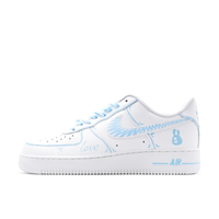 Custom Air Force 1 Low Blue Simple Figure