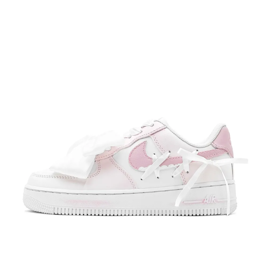 Custom Air Force 1 Low White Lace Pink