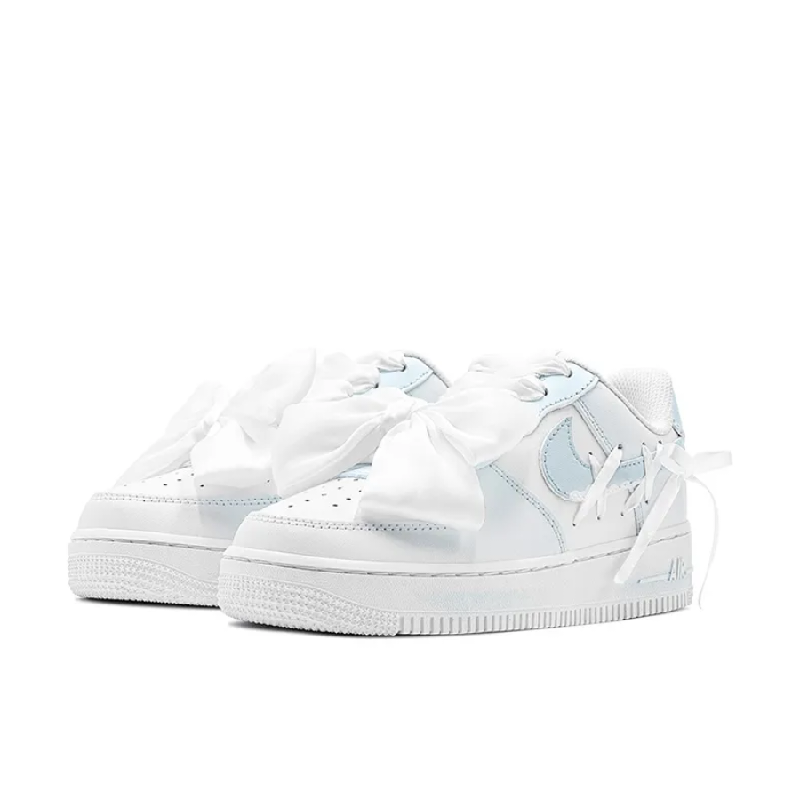 Custom Air Force 1 Low White Lace Blue