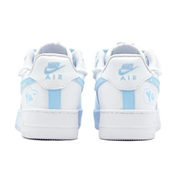 Custom Air Force 1 Low Extra Lace Blue Fade