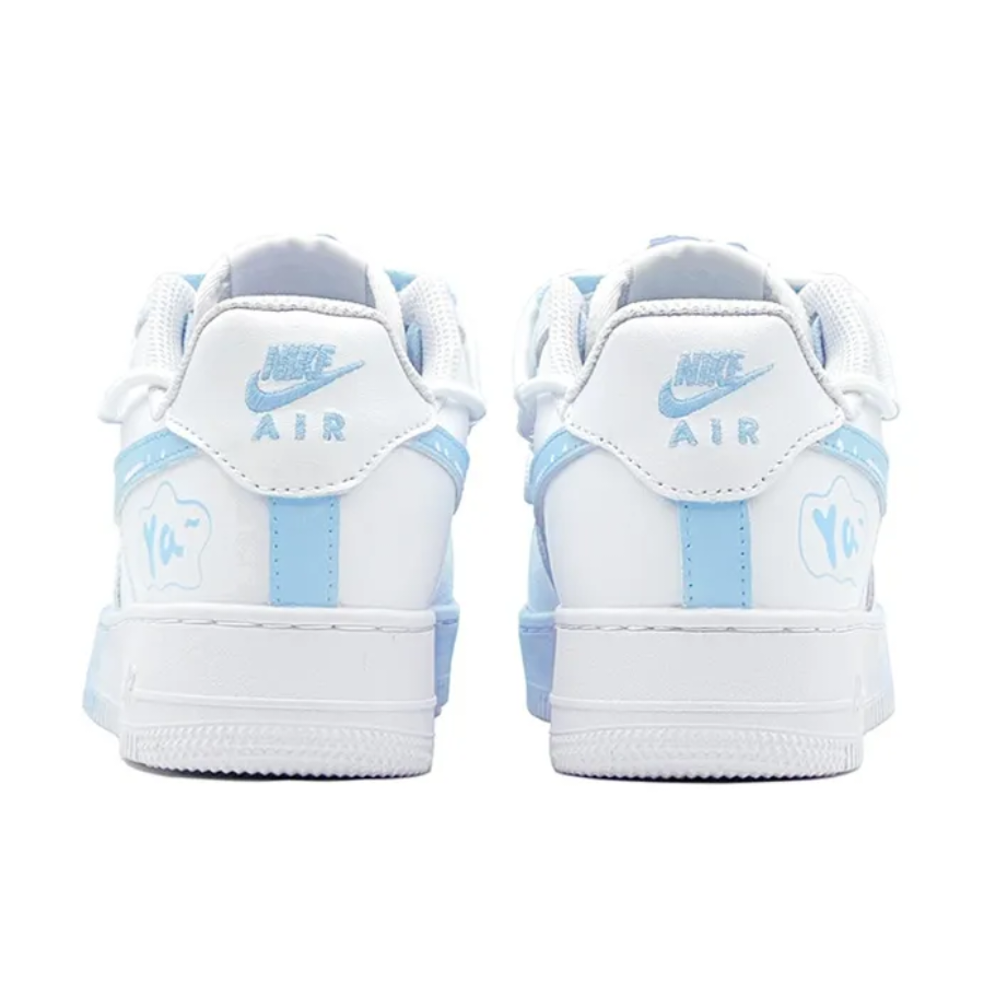 Custom Air Force 1 Low Extra Lace Blue Fade