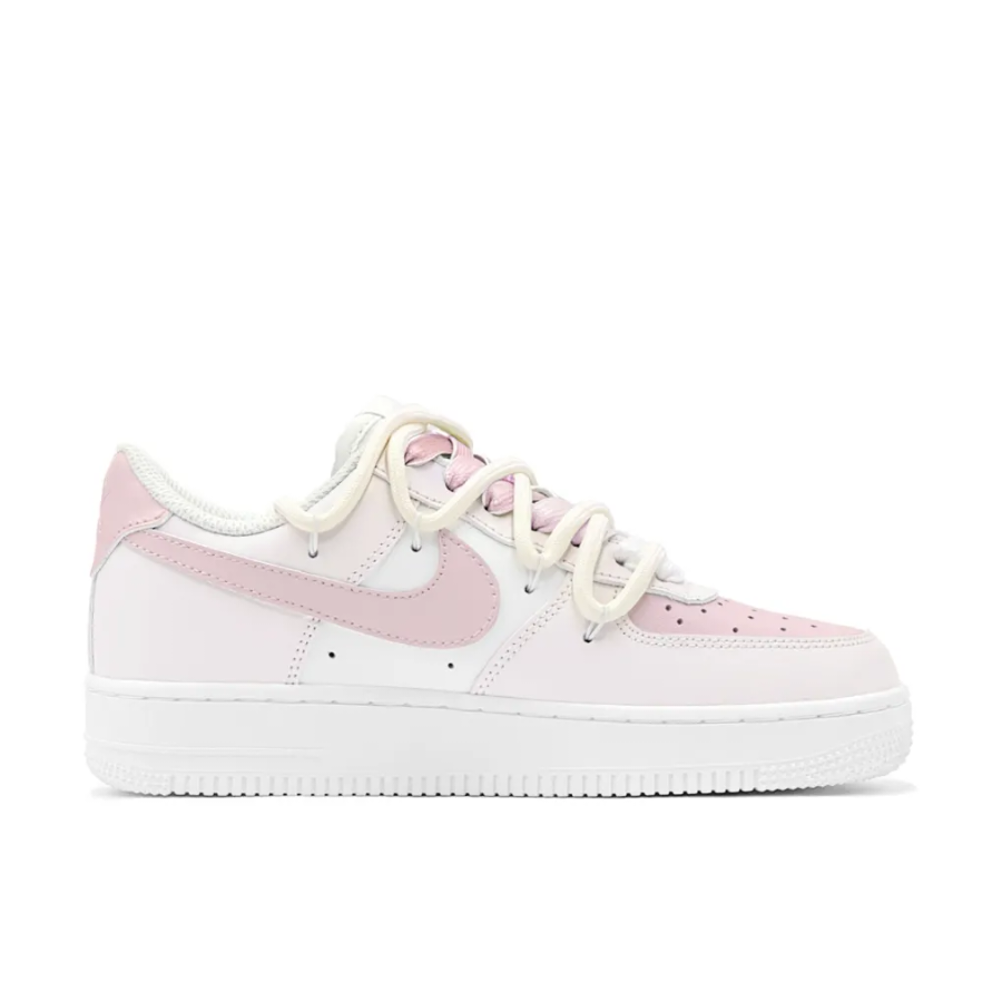 Custom Air Force 1 Low Extra Lace Pink