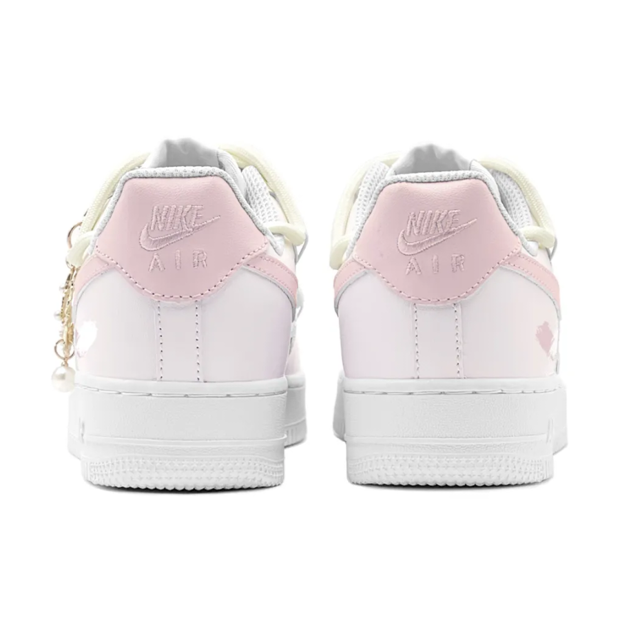 Custom Air Force 1 Low Extra Lace Pink