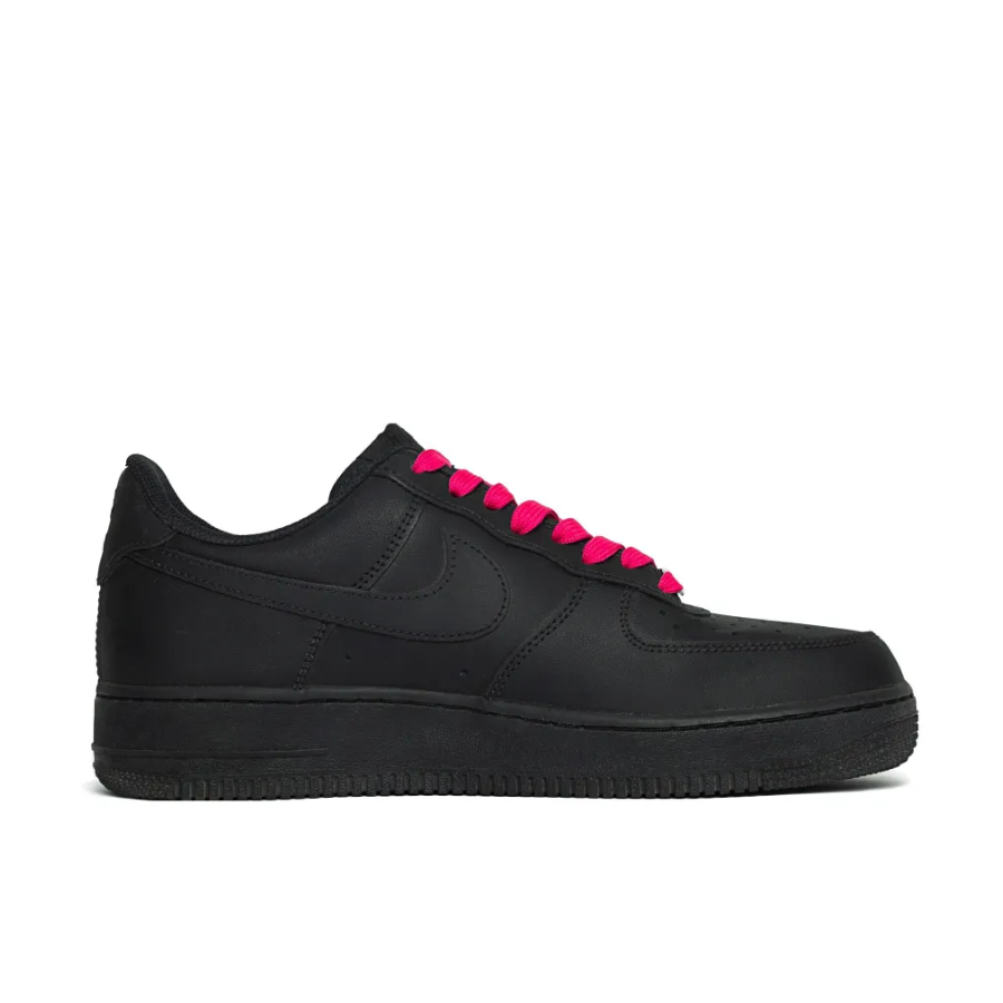 Custom Air Force 1 Low Black Red Purple Swoosh