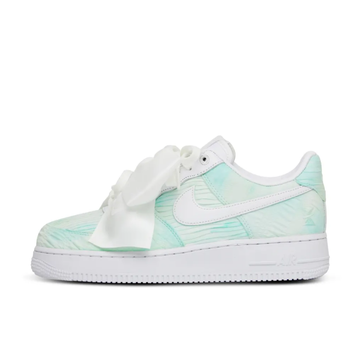 Custom Air Force 1 Low Extra Lace White Light Green Corrugation