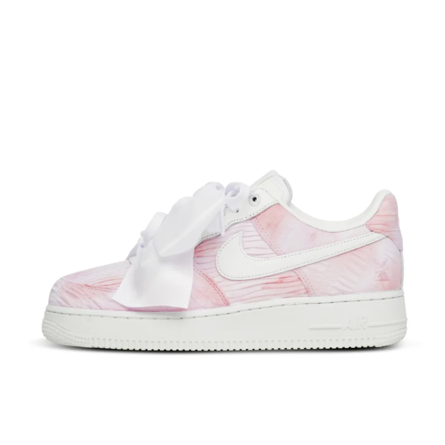 Custom Air Force 1 Low Extra Lace White Pink Corrugation