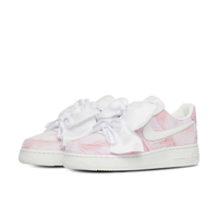 Custom Air Force 1 Low Extra Lace White Pink Corrugation