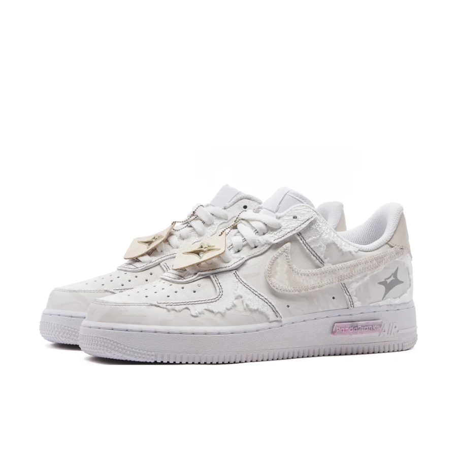 Custom Air Force 1 Low Hollow lace Openwork Lace