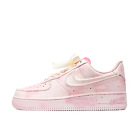 Custom Air Force 1 Low Blooming Pink Thick Lace Pearl