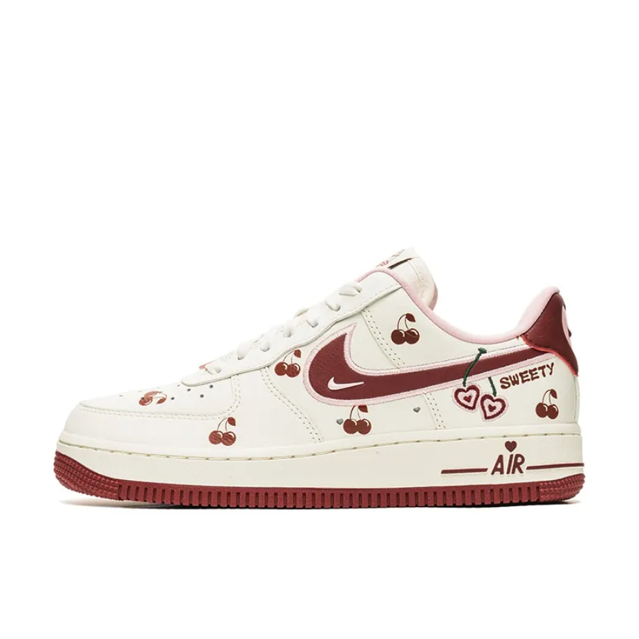 Custom Air Force 1 Low Red Cherry