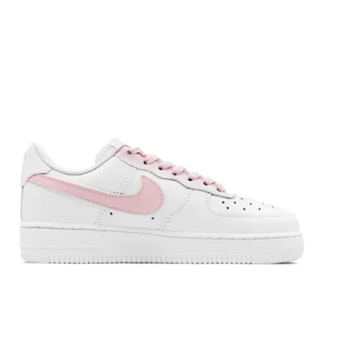 Custom Air Force 1 Low Pink Blue Simple Figure