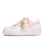 Custom Air Force 1 Low Pink Rabbit