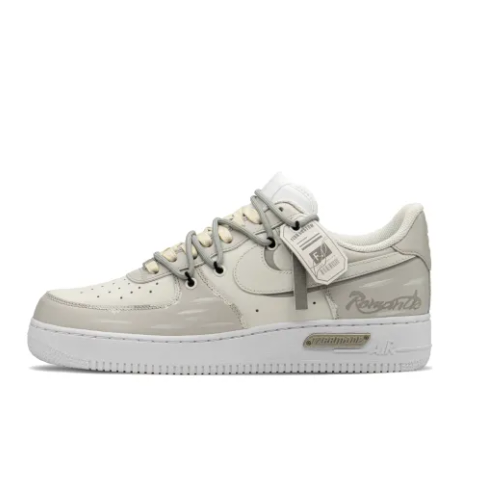 Custom Air Force 1 Low Extra Lace Light Gray