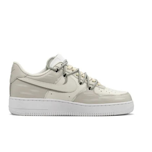 Custom Air Force 1 Low Extra Lace Light Gray