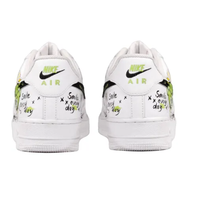 Custom Air Force 1 Low Simple Figure Green Bear Black