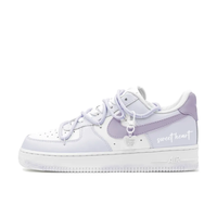 Custom Air Force 1 Low Extra Lace Dark Light Purple