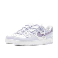 Custom Air Force 1 Low Extra Lace Dark Light Purple