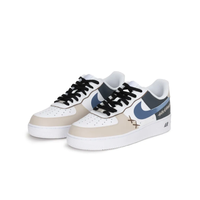 Custom Air Force 1 Low Blue Khaki Gray