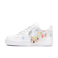 Custom Air Force 1 Low Snowman Christmas Snowflake