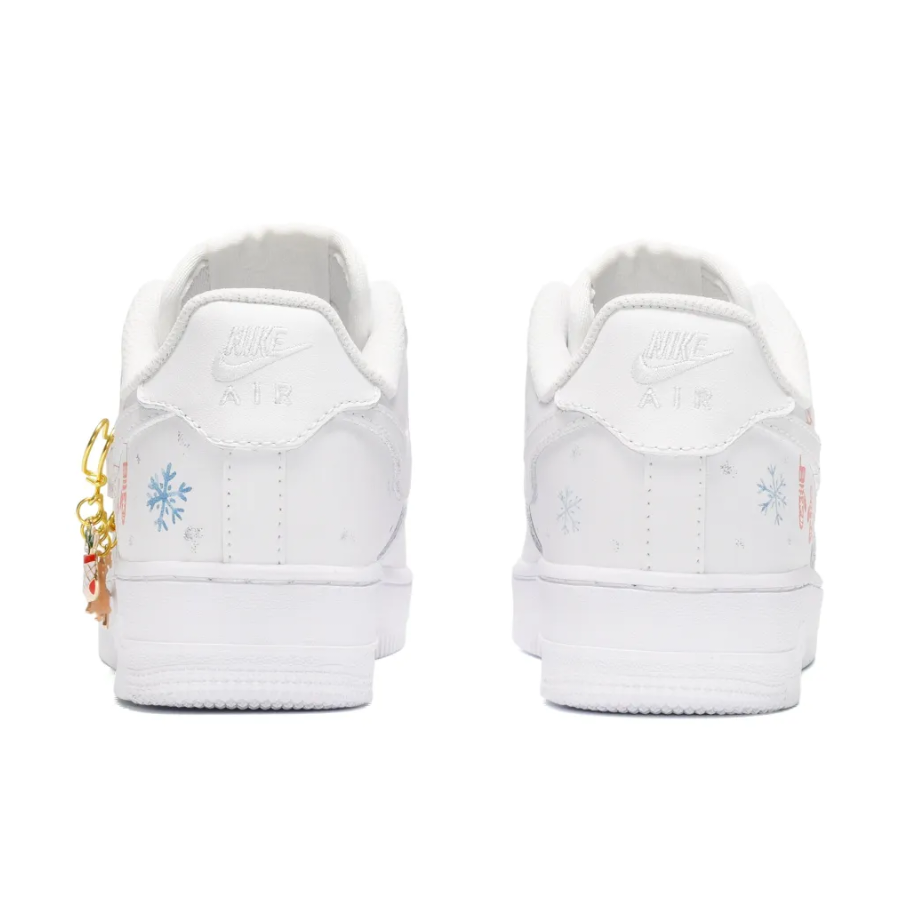 Custom Air Force 1 Low Snowman Christmas Snowflake