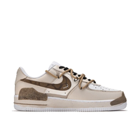 Custom Air Force 1 Low Extra Lace Mocha Khaki